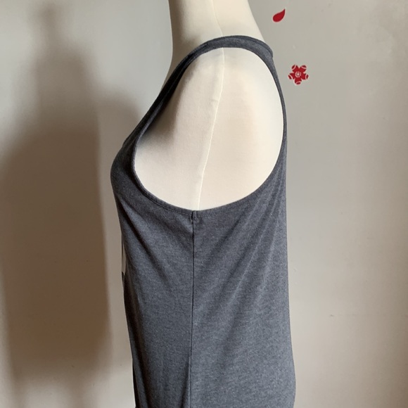 Gray Racerback Graphic Tank | Funny Workout Shirt | I Will Cuss The Whole Time - Picture 4 of 9